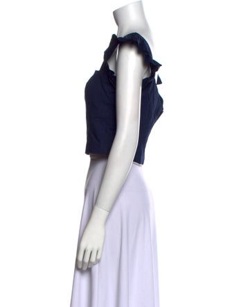 Cara Cara Square Neckline Sleeveless Crop Top