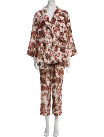Cara Cara Floral Print Pant Set