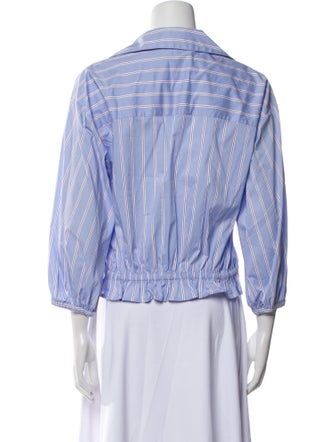 Cara Cara Striped V-Neck Crop Top