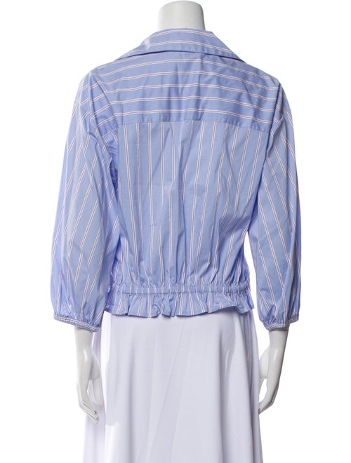 Cara Cara Striped V-Neck Crop Top