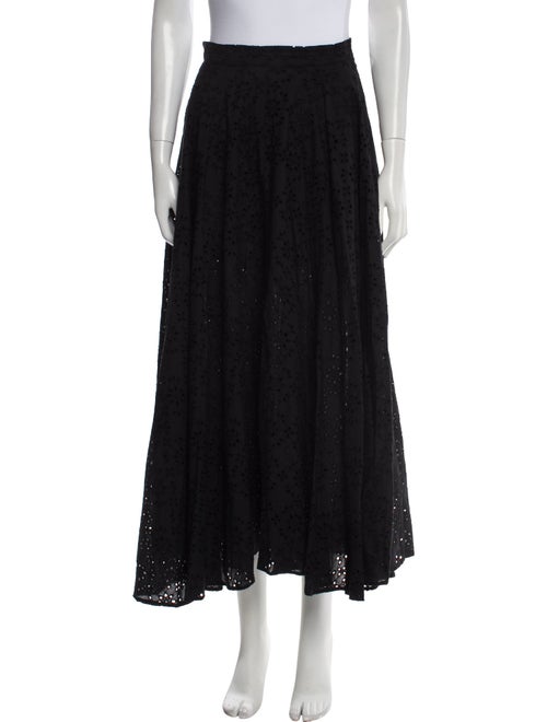 Cara Cara Eyelet Trim Midi Length Skirt