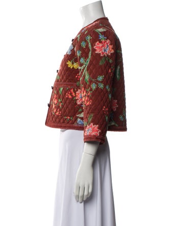 Cara Cara Floral Print Evening Jacket