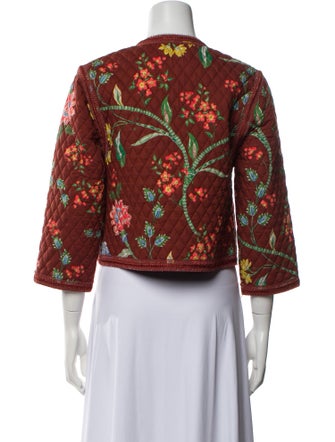 Cara Cara Floral Print Evening Jacket