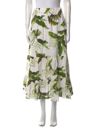 Cara Cara Linen Midi Length Skirt