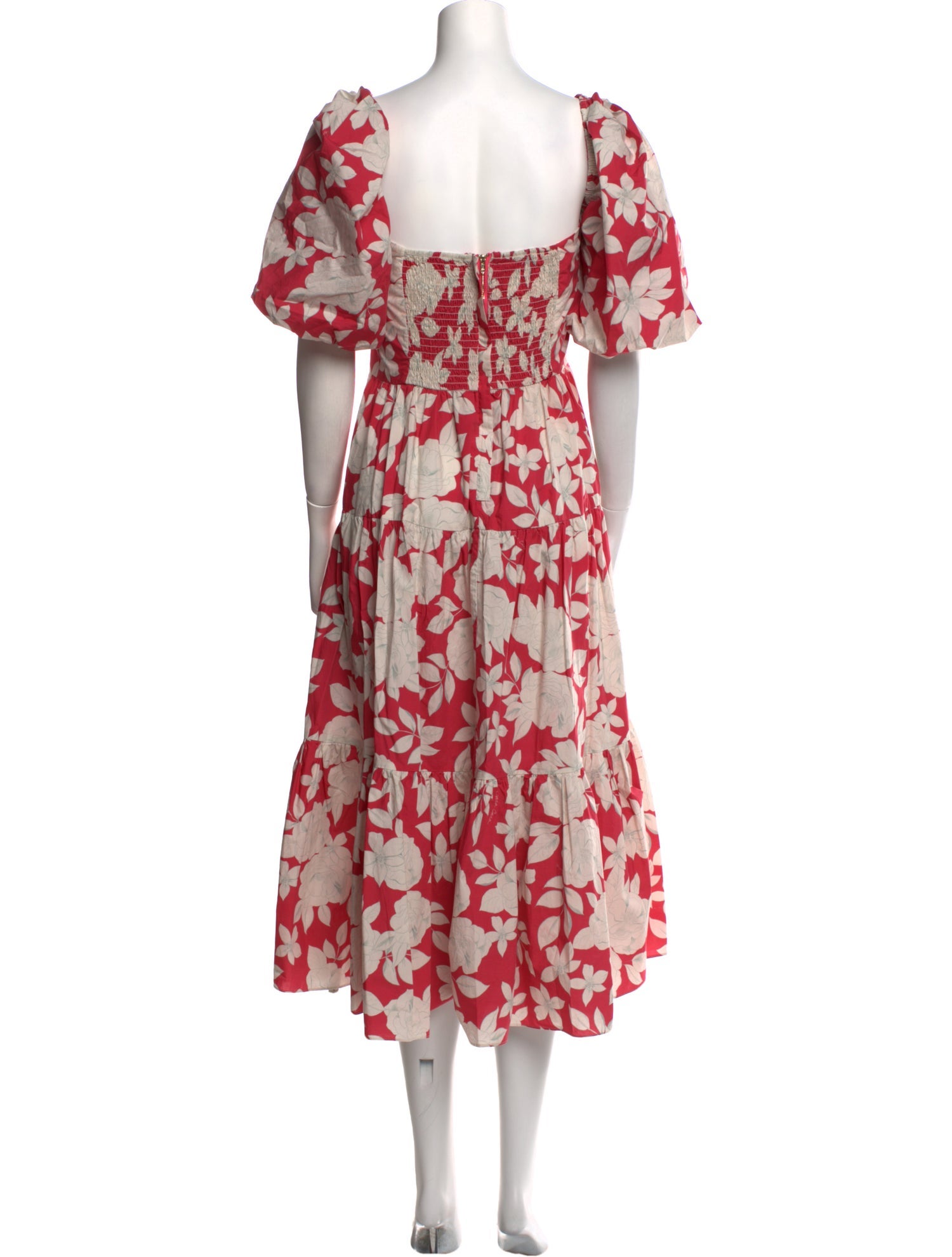 Cara Cara Floral Print Midi Length Dress