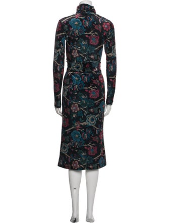 Cara Cara Printed Midi Length Dress