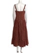 Cara Cara Polka Dot Print Long Dress