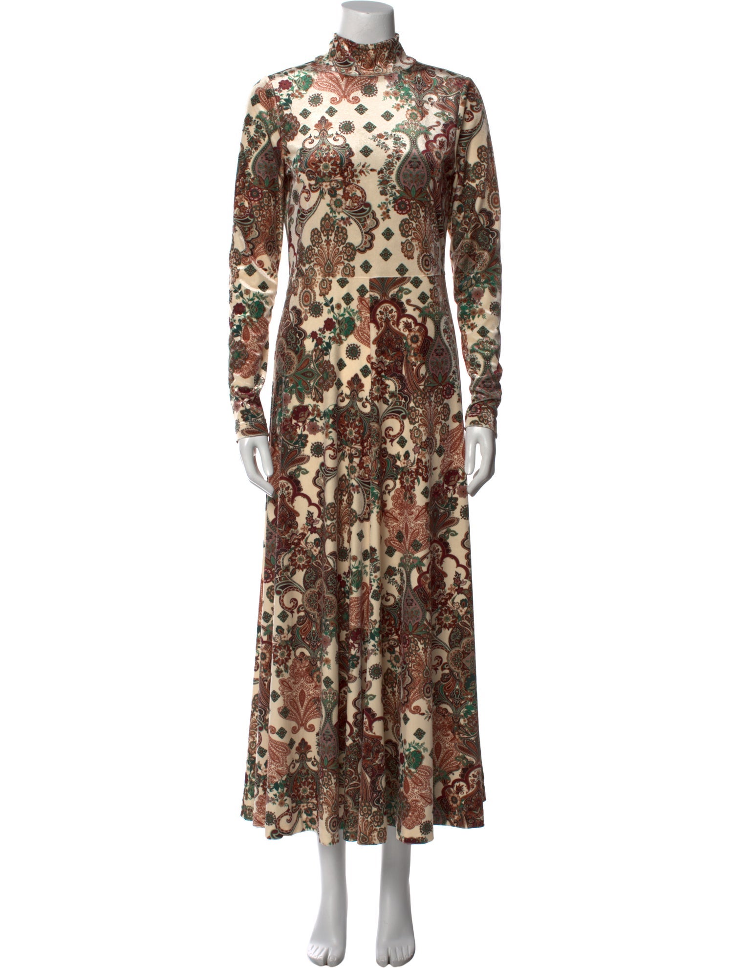 Cara Cara Paisley Print Long Dress