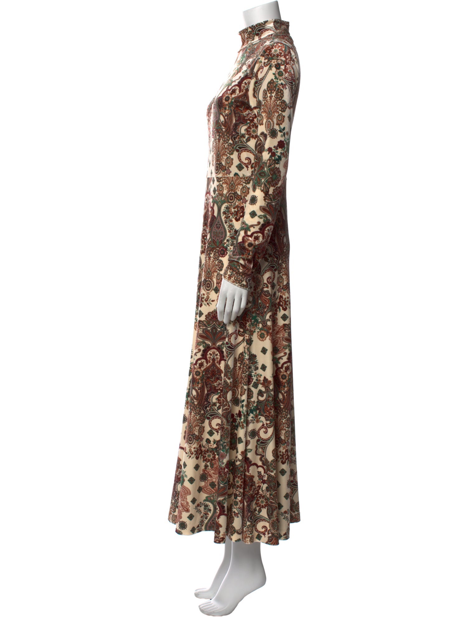 Cara Cara Paisley Print Long Dress