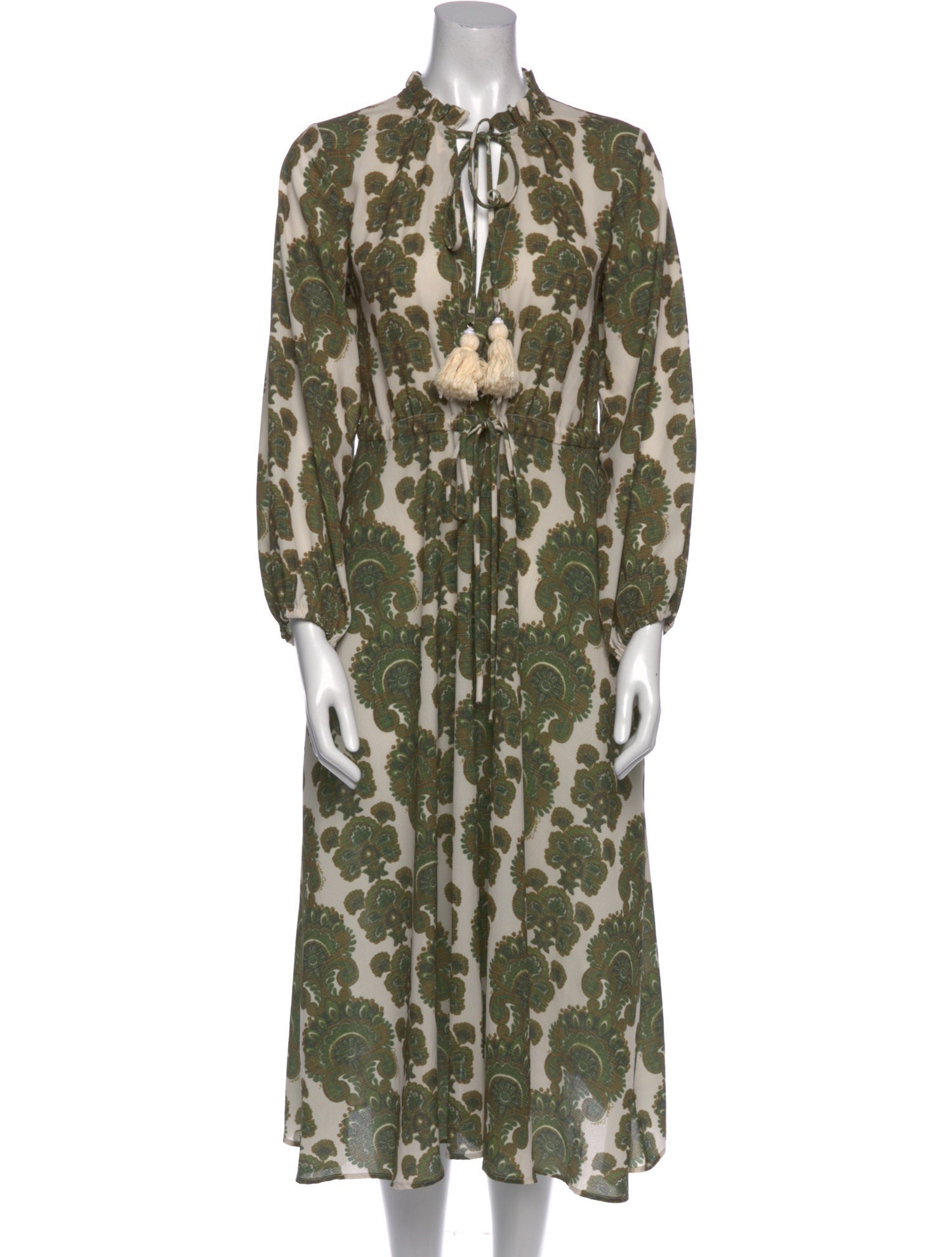 Cara Cara Paisley Print Midi Length Dress