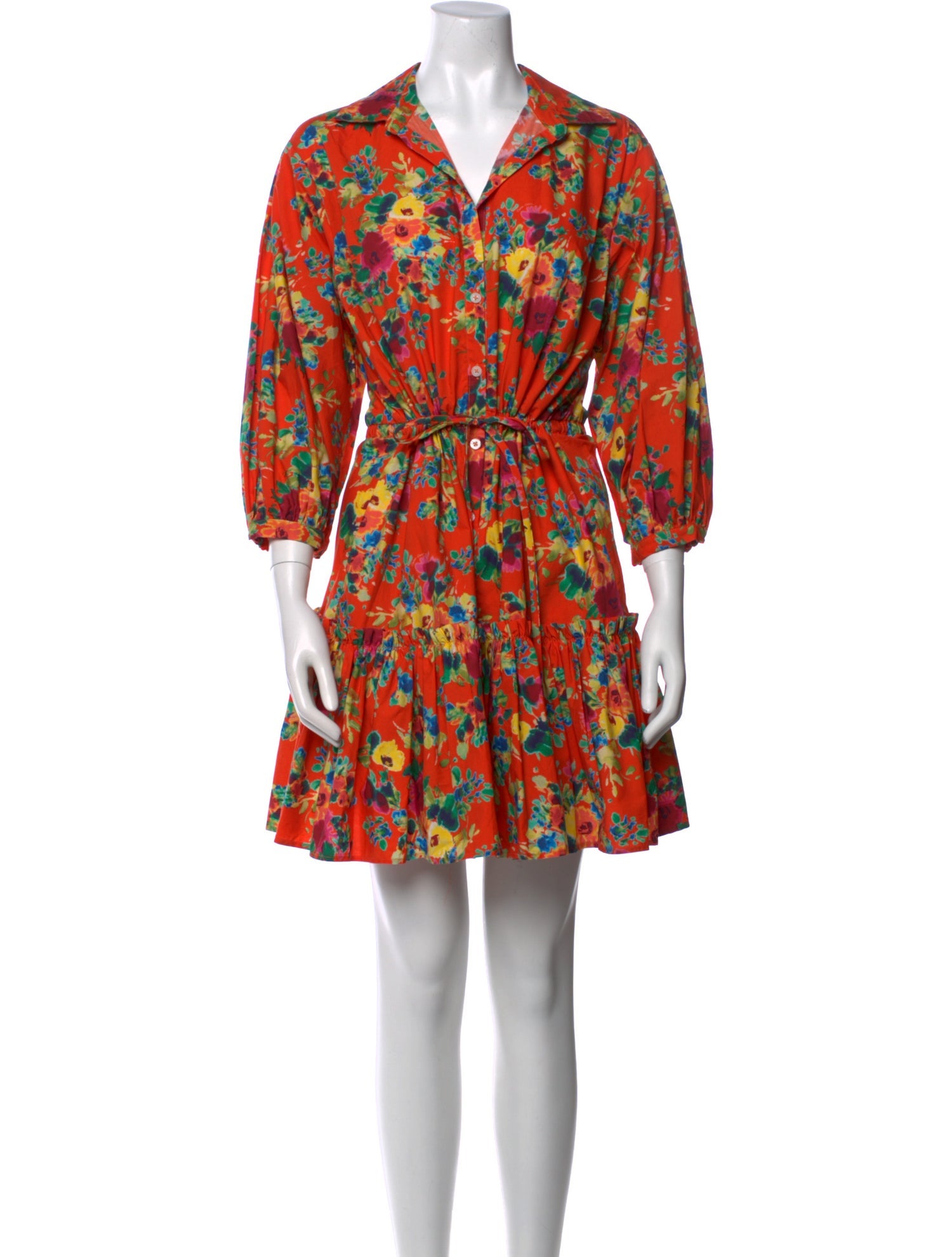 Cara Cara Floral Print Mini Dress