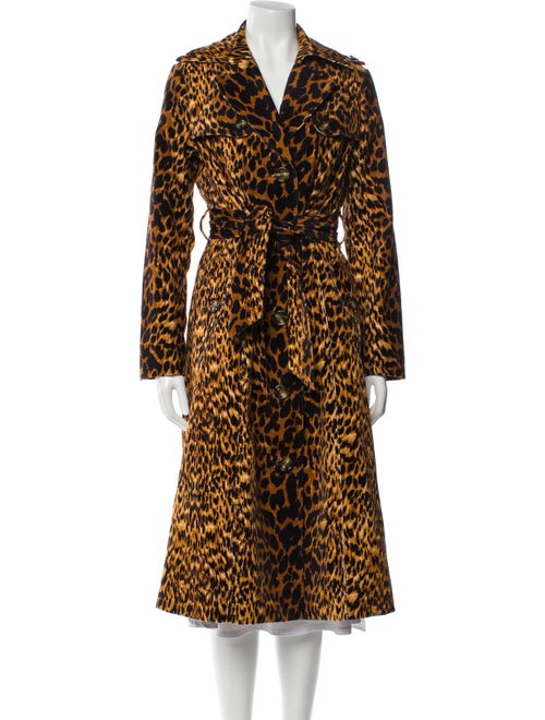 Cara Cara Animal Print Trench Coat