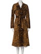 Cara Cara Animal Print Trench Coat