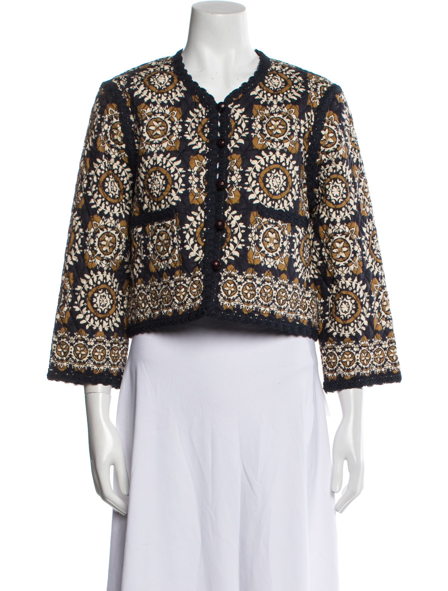 Cara Cara Printed Evening Jacket