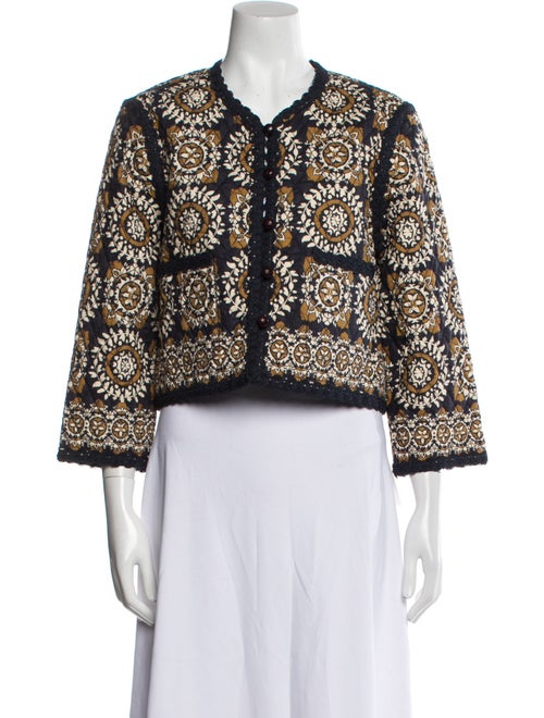 Cara Cara Printed Evening Jacket