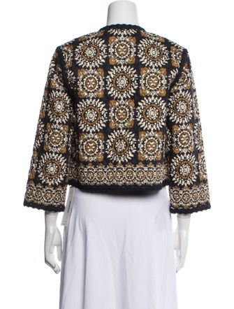 Cara Cara Printed Evening Jacket