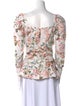 Cara Cara Linen Floral Print Blouse