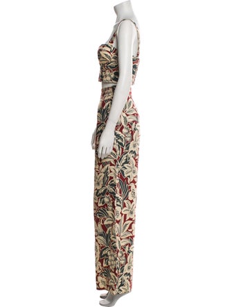 Cara Cara Linen Floral Print Pant Set