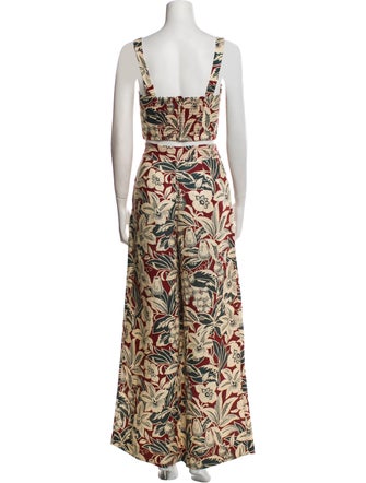 Cara Cara Linen Floral Print Pant Set