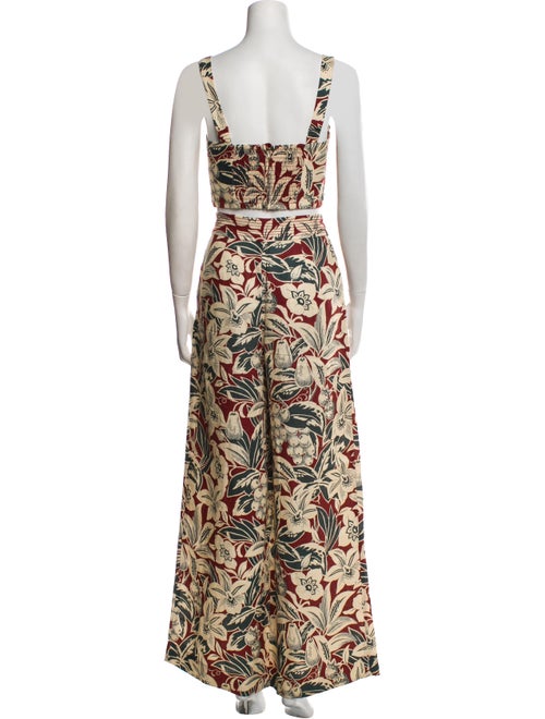 Cara Cara Linen Floral Print Pant Set