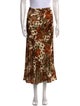 Cara Cara Floral Print Midi Length Skirt