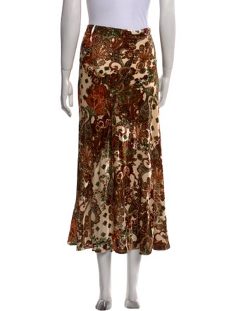 Cara Cara Floral Print Midi Length Skirt