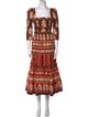 Cara Cara Printed Long Dress