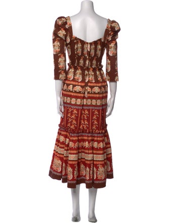 Cara Cara Printed Long Dress