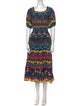 Cara Cara Printed Long Dress