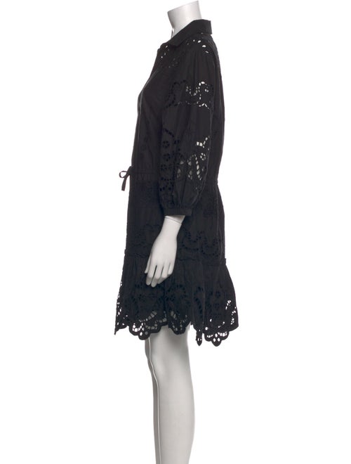 Cara Cara Lace Pattern Mini Dress