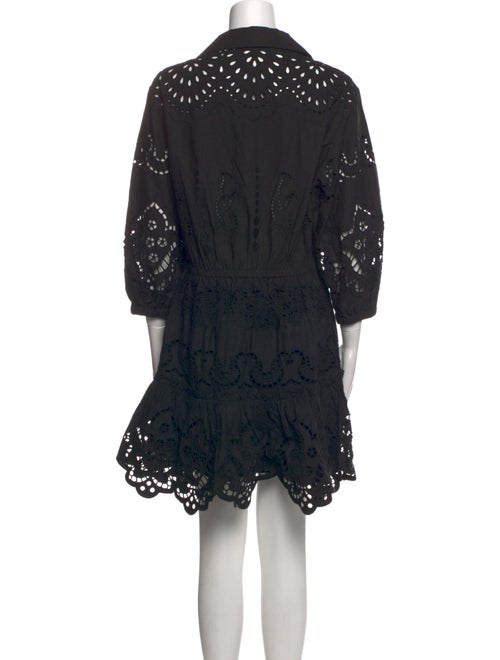 Cara Cara Lace Pattern Mini Dress