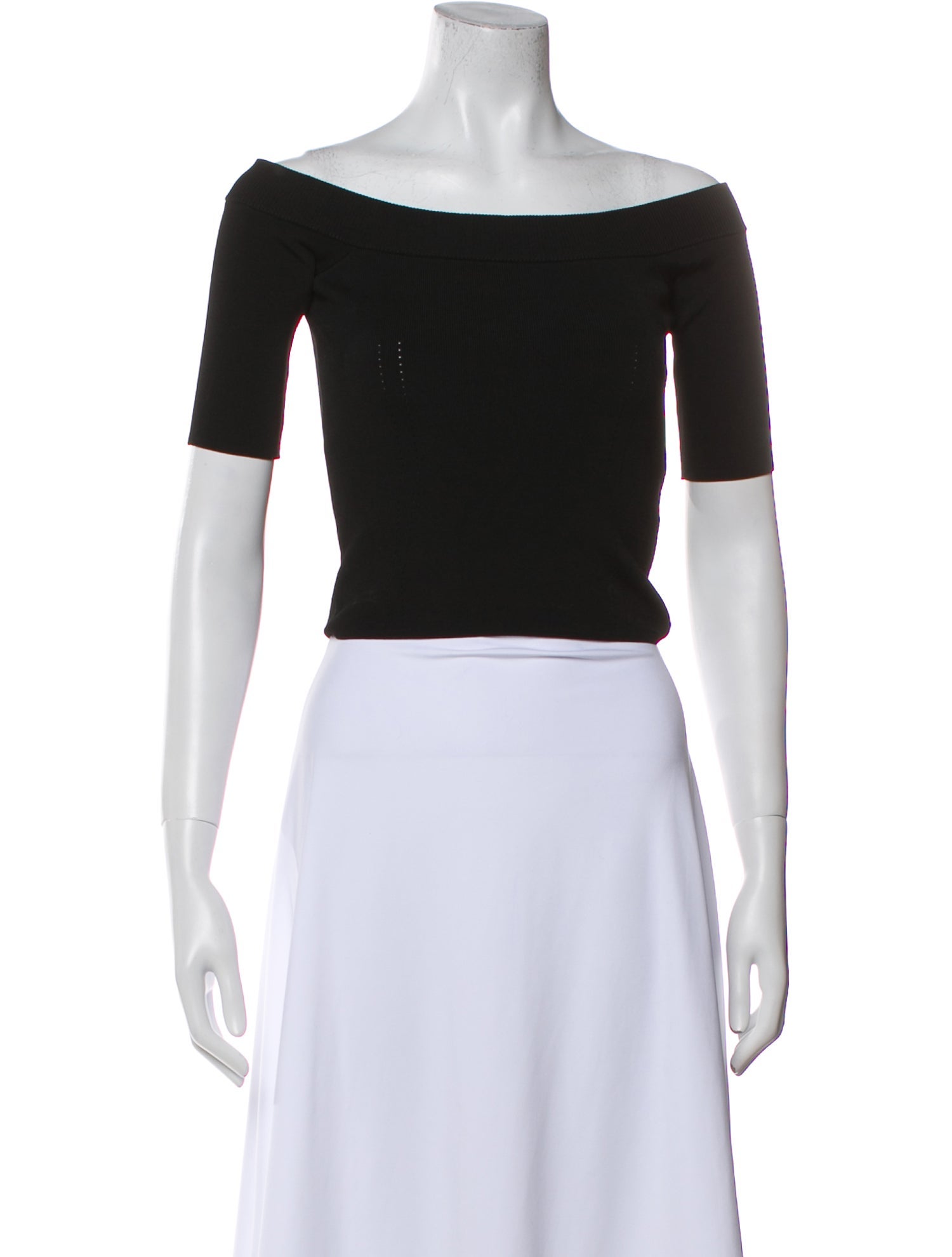 Cara Cara Off-The-Shoulder Short Sleeve Crop Top