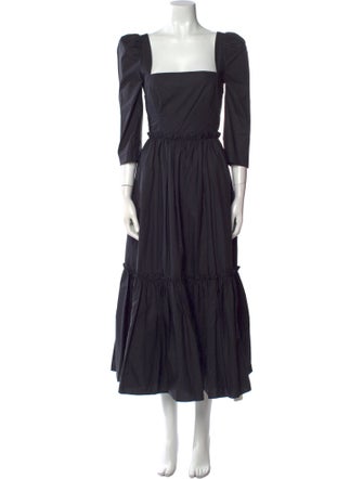 Cara Cara Square Neckline Long Dress