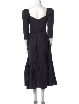 Cara Cara Square Neckline Long Dress