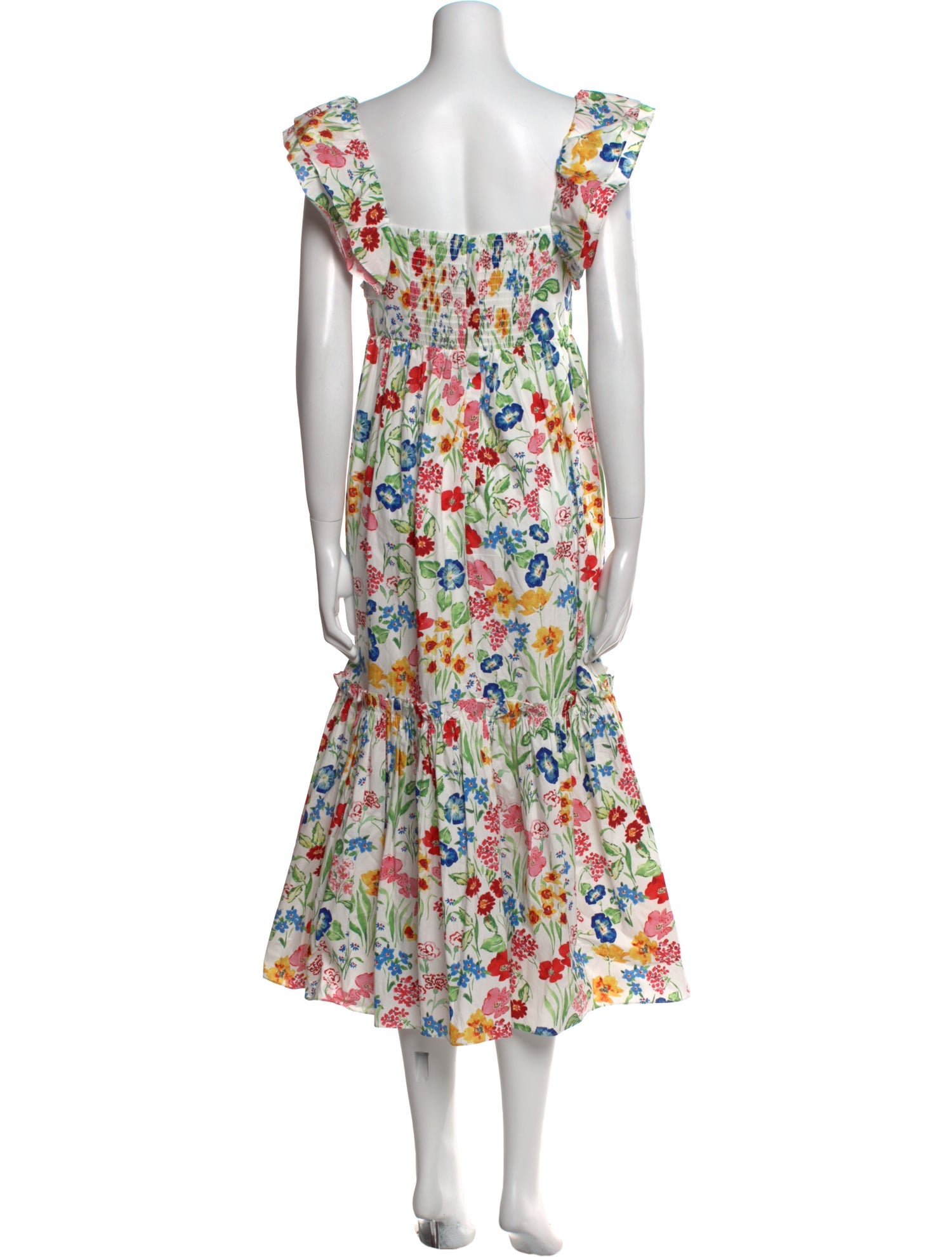 Cara Cara Floral Print Midi Length Dress