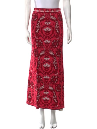 Cara Cara Floral Print Midi Length Skirt