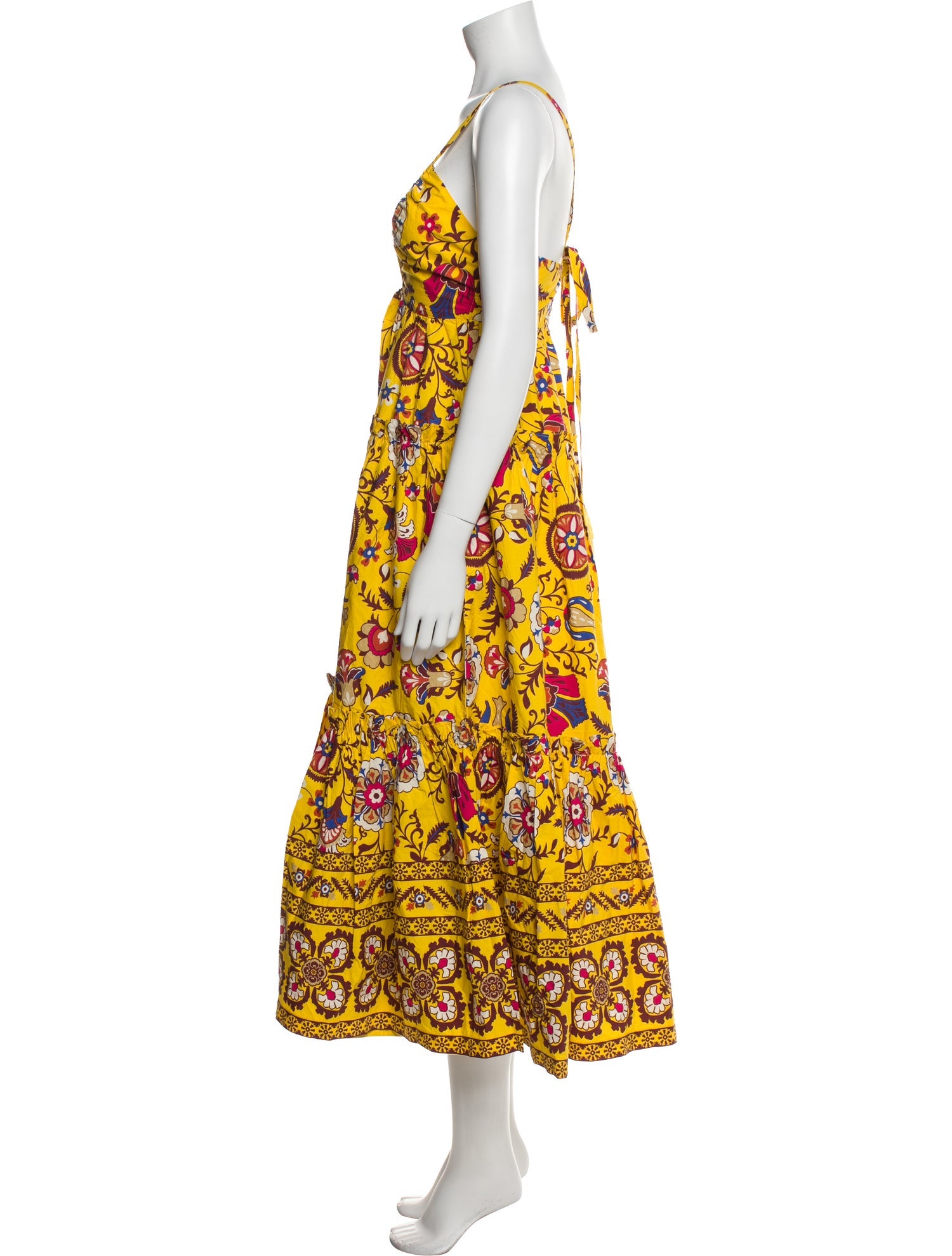 Cara Cara Floral Print Midi Length Dress w/ Tags