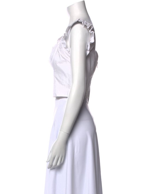 Cara Cara Square Neckline Sleeveless Crop Top