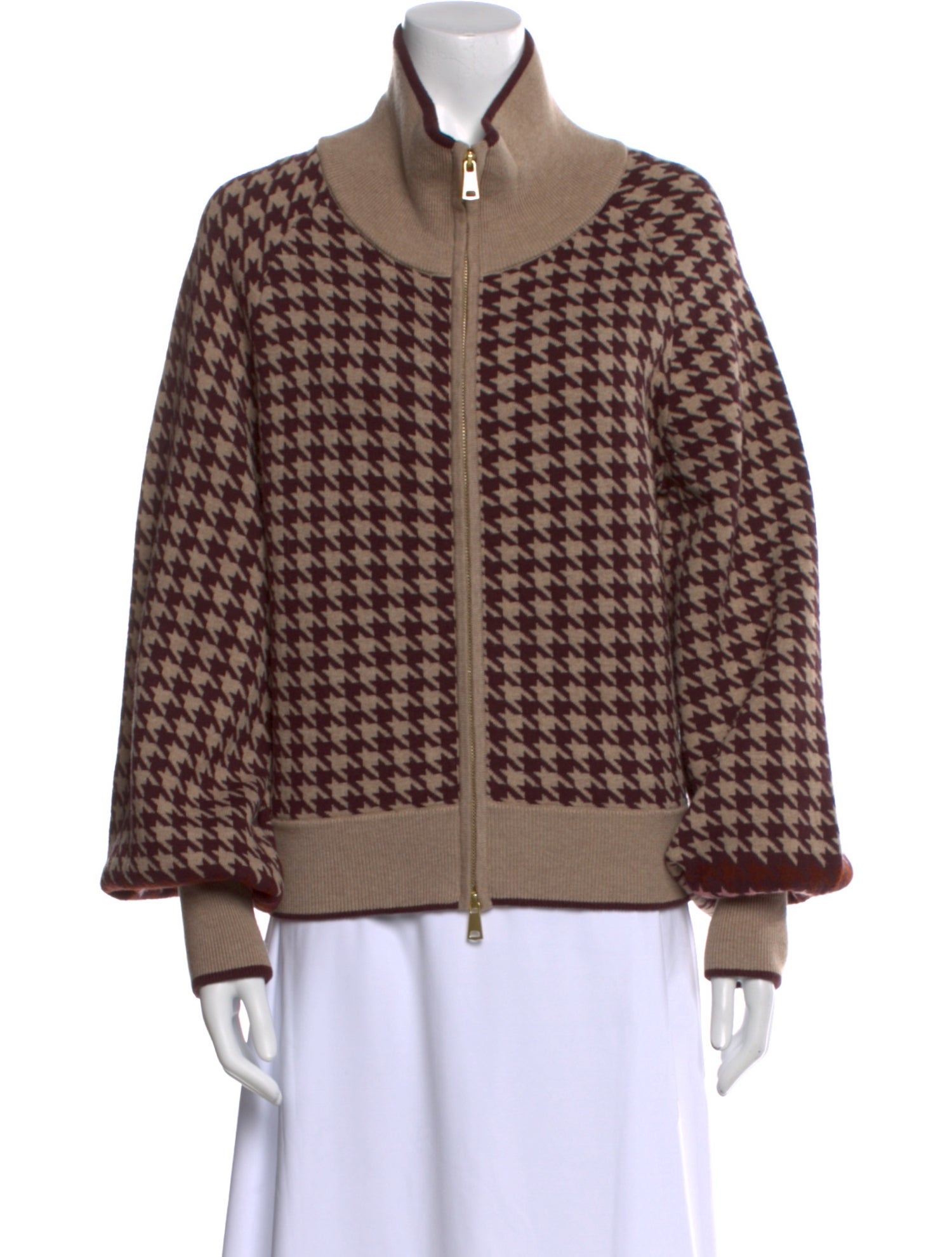 Cara Cara Houndstooth Print Sweater w/ Tags