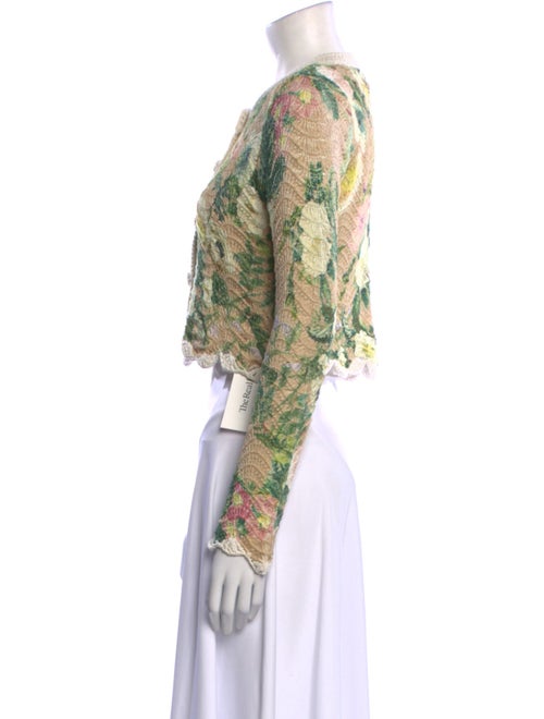 Cara Cara Floral Print Crew Neck Sweater