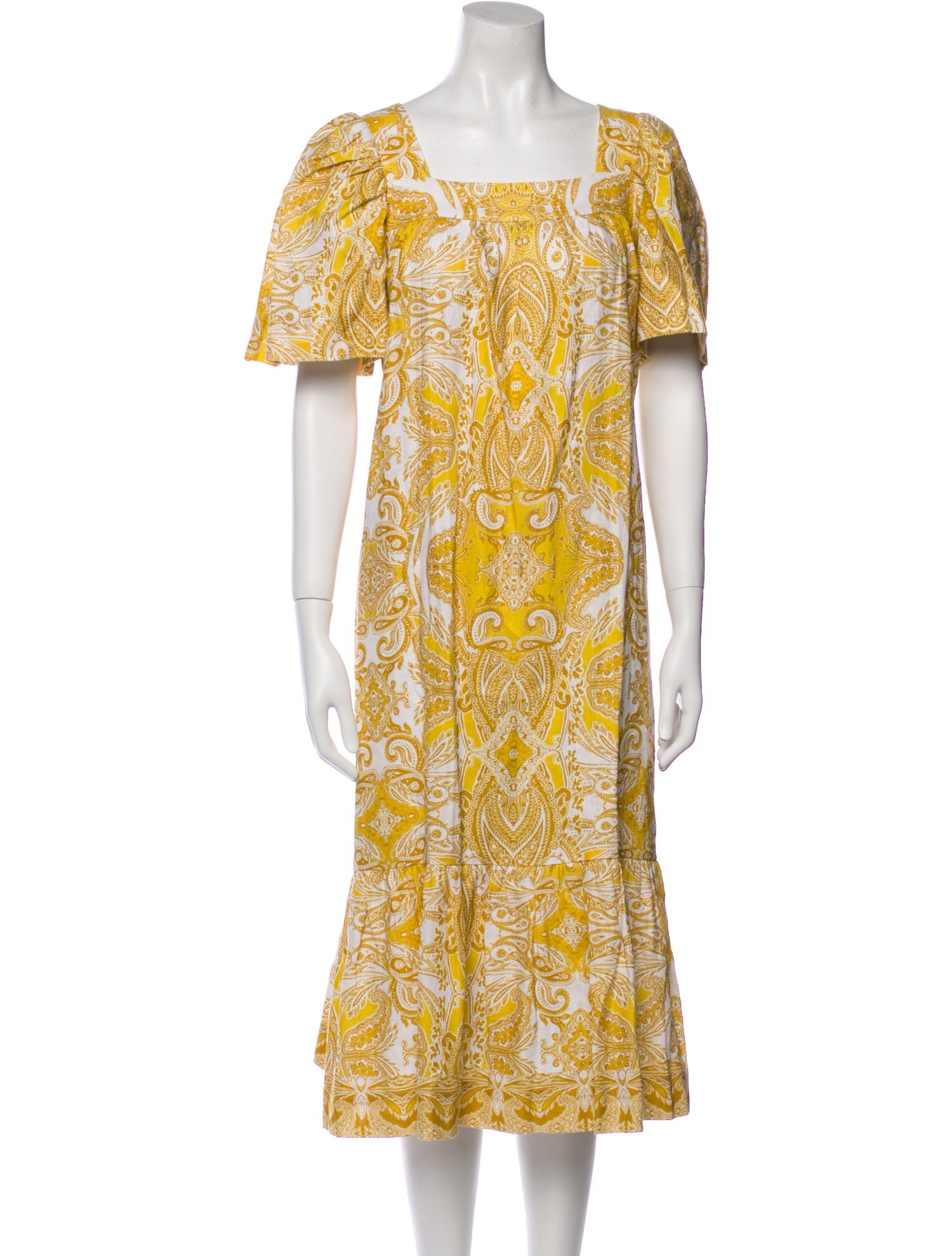 Cara Cara Linen Midi Length Dress