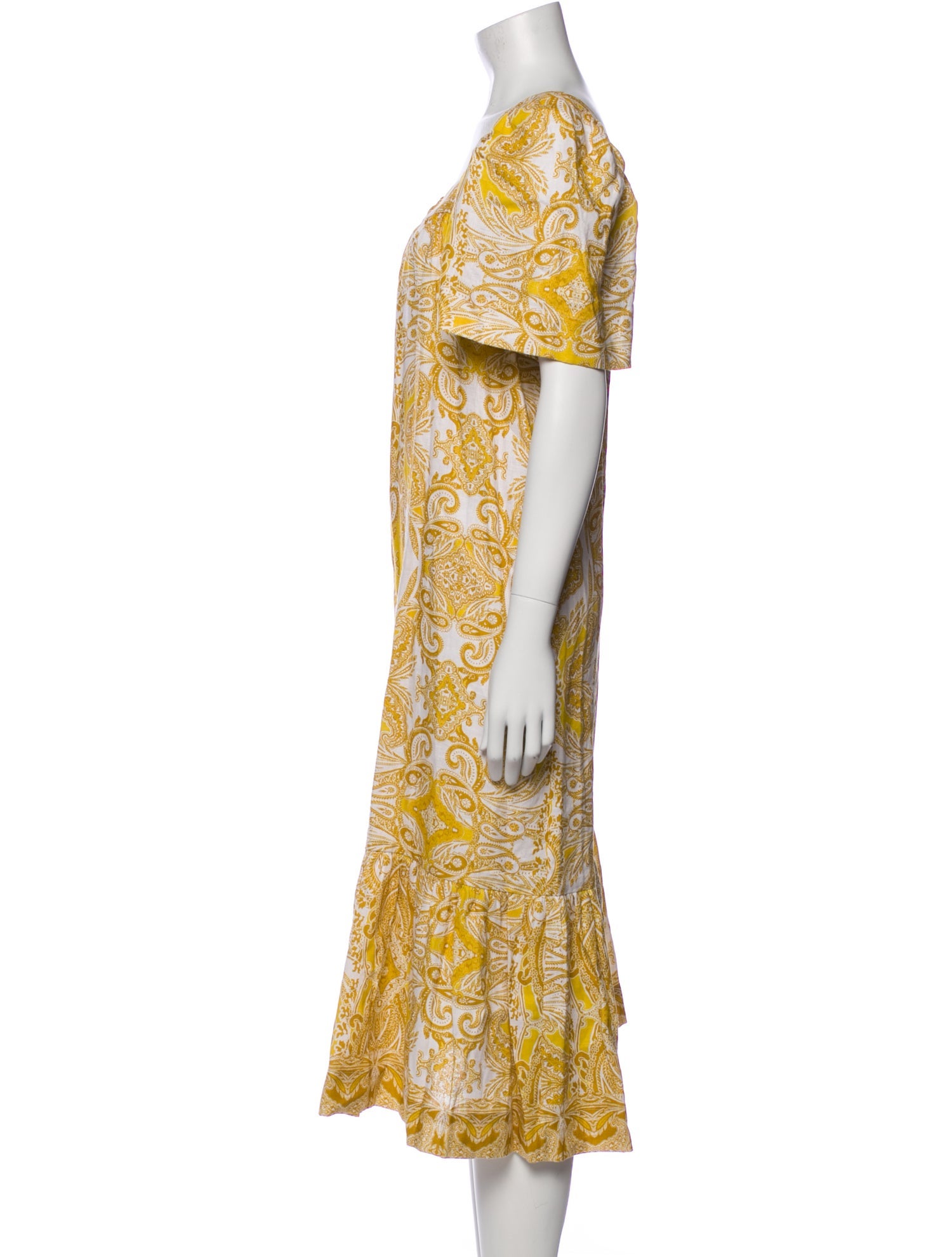 Cara Cara Linen Midi Length Dress