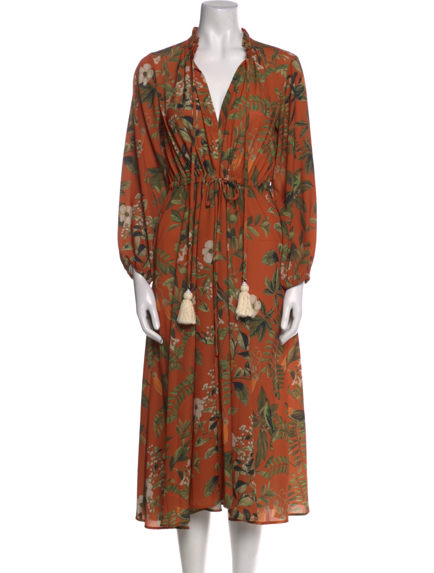 Cara Cara Floral Print Midi Length Dress