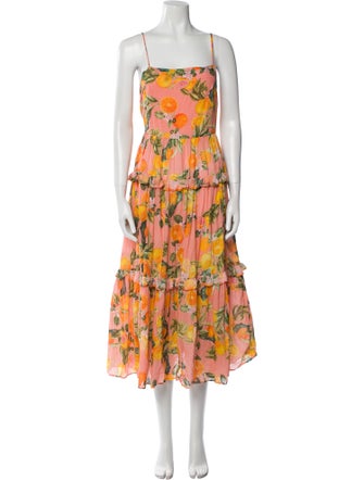 Cara Cara Floral Print Knee-Length Dress