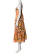 Cara Cara Floral Print Knee-Length Dress
