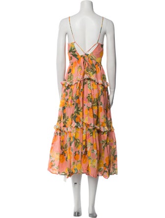 Cara Cara Floral Print Knee-Length Dress