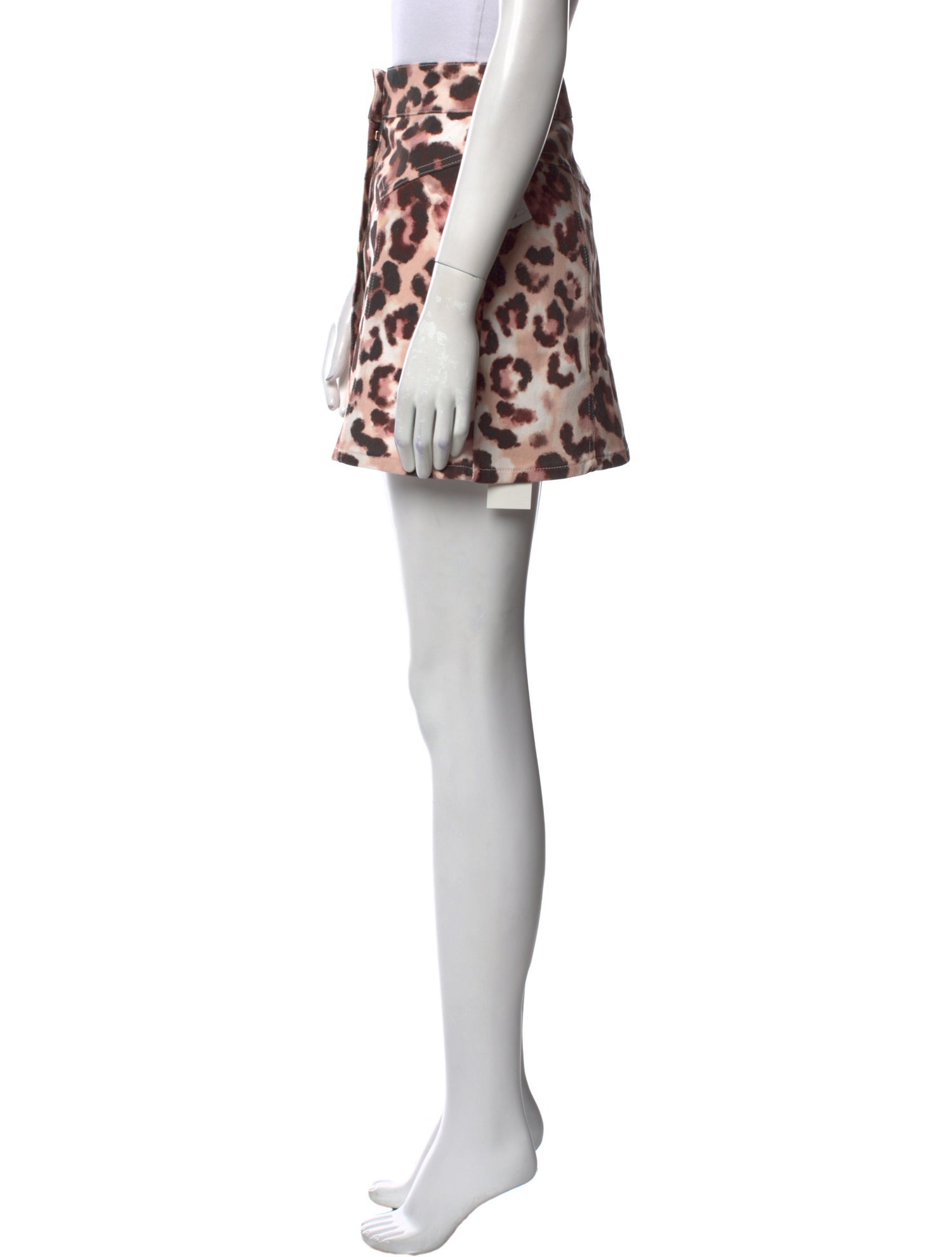 Cara Cara Animal Print Mini Skirt w/ Tags