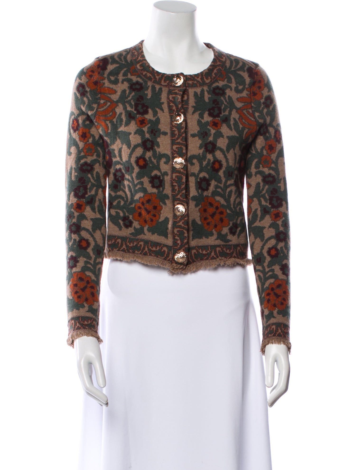 Cara Cara Printed Scoop Neck Sweater