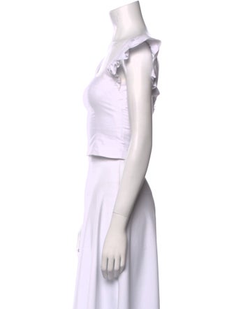 Cara Cara Square Neckline Short Sleeve Crop Top