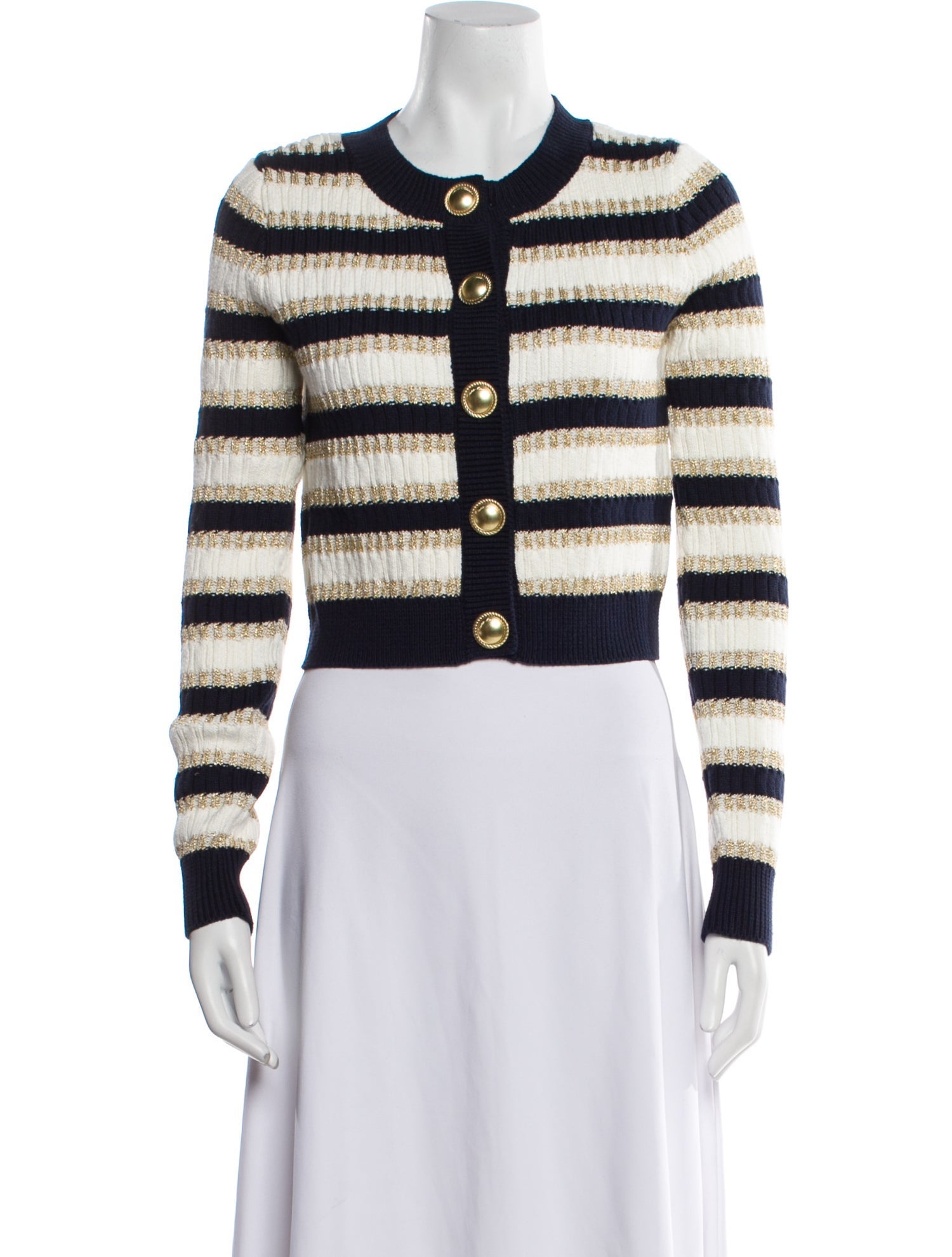 Cara Cara Striped Evening Jacket